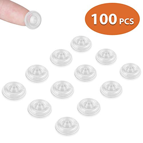 Cabinet Door Bumpers 100 PCS Rubber Bumpers, Sound Dampening Self Adhesive Bumper Pads, Circular Dots Double Buffer Clear Cabinet Bumpers, Cabinet Stoppers for Drawer, Picture Frames, Cutting Boards Cabinet Door Bumpers 100 PCS Rubber Bumpers, Sound Dampening Self Adhesive Bumper Pads, Circular Dots Double Buffer Clear Cabinet Bumpers, Cabinet Stoppers for Drawer, Picture Frames, Cutting Boards