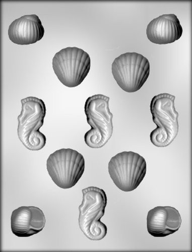 CK Products 3-D Assorted Seashells Chocolate Mold