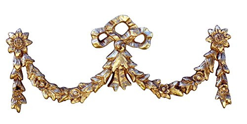 Hickory Manor House Bow Overdoor Decor, Gold Leaf
