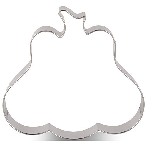 LILIAO Pumpkin Cookie Cutter for Halloween and Thanksgiving Day - 4.1 x 3.8 inches - Stainless Steel