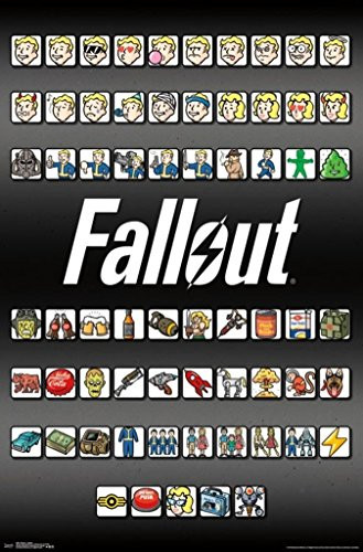 Trends International Fallout 4 Emoji's Wall Poster 22.375" x 34"