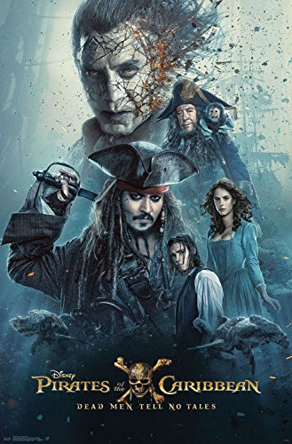 Trends International Disney Pirates of The Caribbean: Dead Men Tell No Tales - One Sheet Wall Poster, 22.375" x 34", Unframed Version