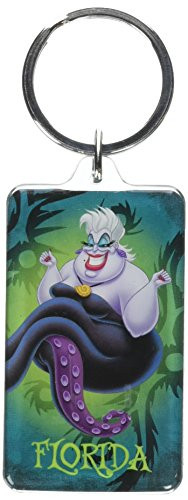 Disney Villains Ursula Rectangular Lucite Key Ring