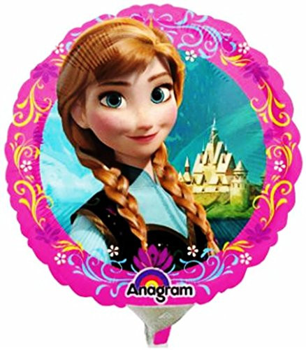 Disney Frozen Party Supplies Double Sided Sisters Anna and Elsa Mini Foil Balloon (Pack of 3)