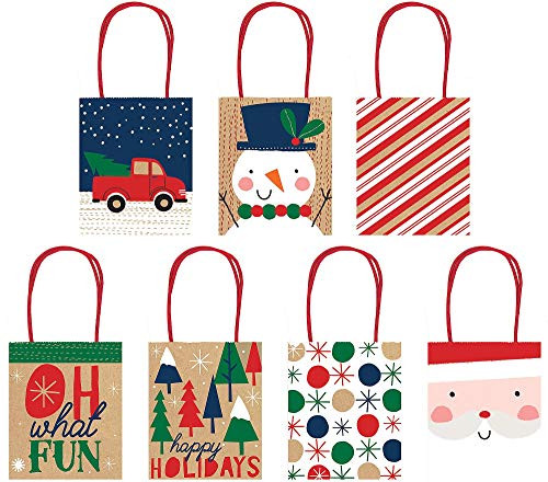 Amscan 160512 gift wrap 5.3" H x 4.5" W x 2.8" D 7 in a package Multicolored