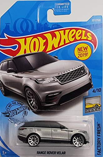 Hot Wheels 2019 Factory Fresh Range Rover Velar, 237/250 Silver