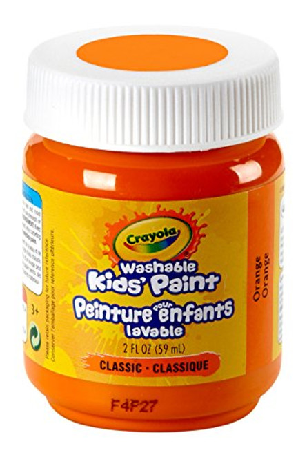 Crayola Washable Kids Paint, 2 oz, Orange