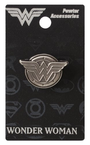 DC Wonder Woman Logo Pewter Lapel Pin