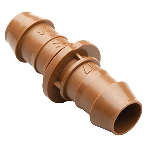 Rain Bird BC50/4PKS Drip Irrigation Universal Barbed Coupling Fitting, Fits All Sizes of 5/8", 1/2", .700" Drip Tubing, 4-Pack