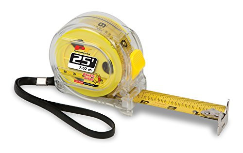 Performance Tool W5040 Bulk 25' Clear Tape Measure