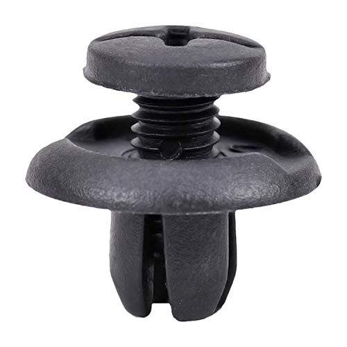 Lantee 8mm 20 Pcs Nylon Push Type Bumper Fender Flare Mud Flaps Guard Auto Car Fastener Rivet Clips 91512-SM4-003 for Honda Accord Civic CRX Del Sol Prelude, Acura Intergra Legend Vigor