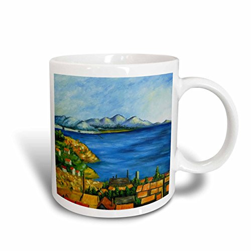 3dRose 119568_2 Picture Of Cezanne Painting The Gulf Of Marseilles Ceramic Mug, 15 oz, White 3dRose 119568_2 Picture Of Cezanne Painting The Gulf Of Marseilles Ceramic Mug, 15 oz, White
