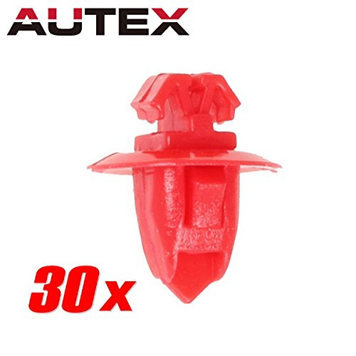 PartsSquare 30pcs Push Type Retainer Fender Liner Fastener Rivet Push Clips Retainer Fastener Auto Body Retainer Clips 90904-67037 Replacement for Toyota 4Runner Sequoia Tacoma Tundra