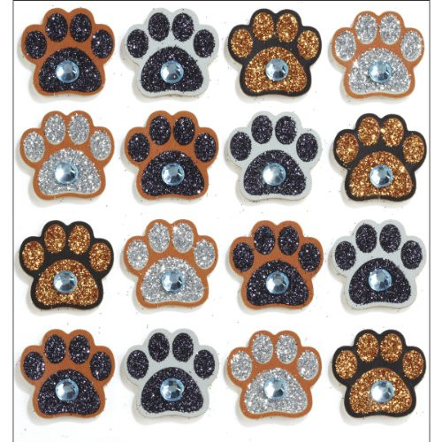 Jolee's Boutique Repeats Dimensional Stickers, Paw Prints
