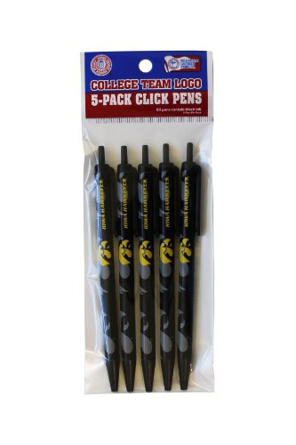 NCAA Iowa Hawkeyes Disposable Click Pens