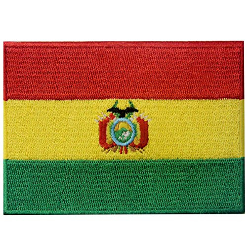 Bolivia Flag Embroidered Patch Bolivian Iron On Sew On National Emblem