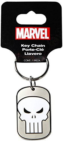 Plasticolor 004361R01 Marvel 'Punisher' Metal Keychain