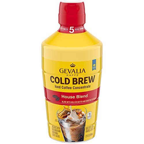 Gevalia Cold Brew House Blend Iced Coffee Concentrate (32 oz Bottle) Gevalia Cold Brew House Blend Iced Coffee Concentrate (32 oz Bottle)