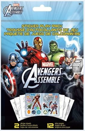 Marvel Avengers Assemble Sticker Play Pack