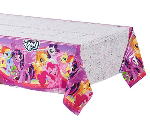 American Greetings TBLCVR-02515 My Little Pony Plastic Table Cover