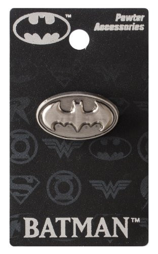 DC Batman Logo Pewter Lapel Pin