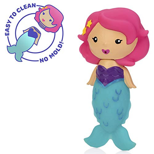 Nuby Mermaid Aquatic Bath Squirter Toy, Bpa Free, 6+ Mth