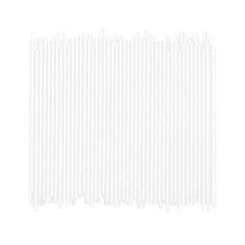 Disposable Plastic Coffee Stirrer Straw - 5 Inch Sip Stir Stick (White, 1,000)