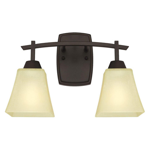 Westinghouse 6307400 Midori Two-Light Indoor Wall Fixture, Oil Rubbed Bronze Finish with Amber Linen Glass Westinghouse 6307400 Midori Two-Light Indoor Wall Fixture, Oil Rubbed Bronze Finish with Amber Linen Glass