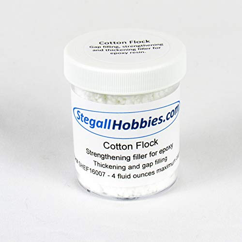 StegallHobbies.com Cotton Flock Epoxy Filler (4 Ounce)