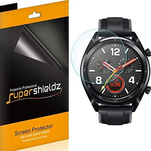 (6 Pack) Supershieldz for Huawei Watch GT Screen Protector, High Definition Clear Shield (PET)