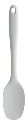 RSVP Elas Favorite Silicone Spoon, White (ELA-WH)