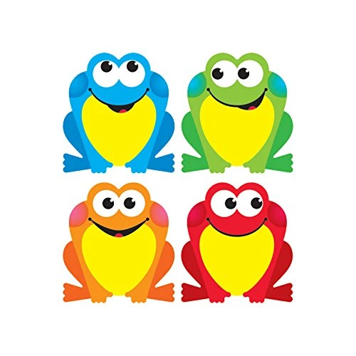 Trend Enterprises Inc. Colorful Frogs Mini Accents Variety Pack, 36 ct