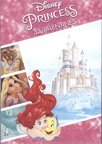 Disney Princess 32 count Kids Valentine Day Cards