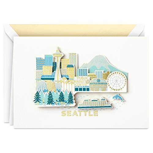 Hallmark Signature Seattle Blank Card (Seattle Landmarks)