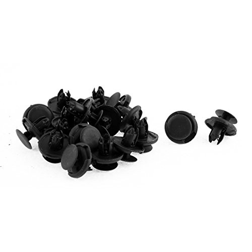 uxcell 8mm x 19mm x 10mm Plastic Car Bumper Push Clips Rivet Retainer 20pcs