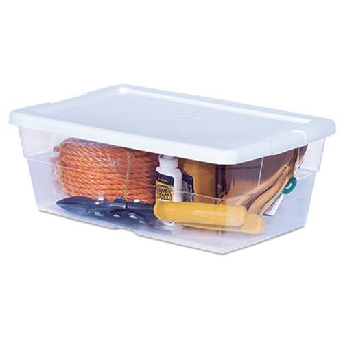 STERILITE 6QT Stor Box/WHT Lid