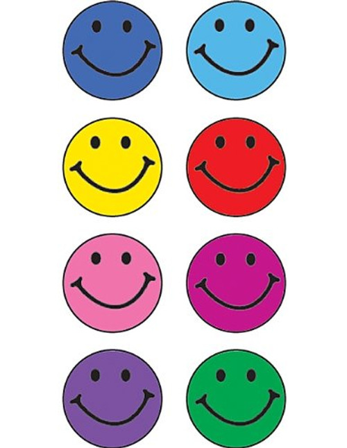 Teacher Created Resources Happy Faces Mini Stickers, Multi Color (1236)