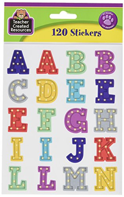 Teacher Created Resources Marquee Alphabet Stickers Teacher Created Resources Marquee Alphabet Stickers