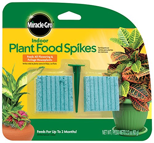 Miracle-Gro 300157 Plant Food, 48-Spikes Indoor Fertilizer, Single