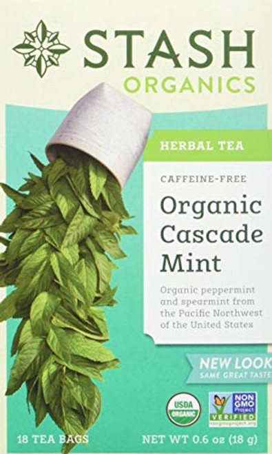 Stash Tea Organic Mint Cascade Tea - 18 ct Stash Tea Organic Mint Cascade Tea - 18 ct