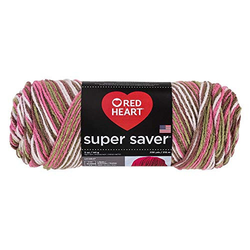 Red Heart Yarn Red Heart Super Saver Yarn 972 Pink Camo (m), Red Heart Yarn Red Heart Super Saver Yarn 972 Pink Camo (m),