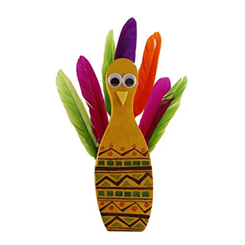 BinaryABC Thanksgiving Turkey Craft Kits,Thanksgiving DIY Turkey Models,Thanksgiving Party School Activities Decoration Supplies