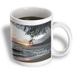 3dRose Inspirational Sunset Ceramic Mug, 15-Ounce