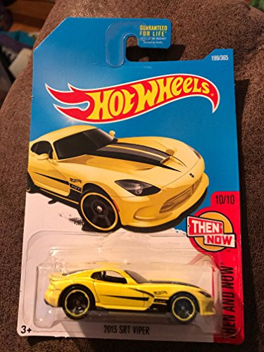 Hot Wheels 2017 Then and Now 2013 (Dodge) SRT Viper 199/365, Yellow