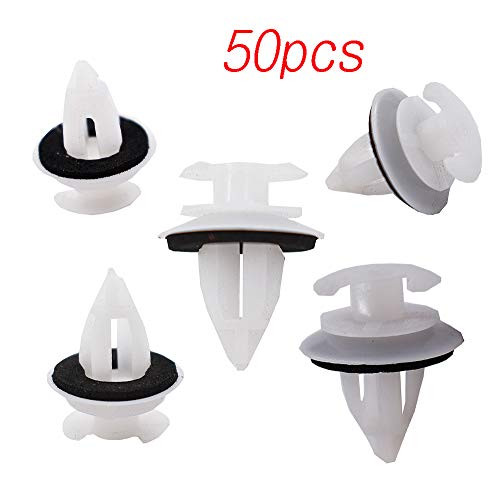 Set of 50 Door Panel Clips W/Seal Ring 51411973500 Fit for BMW E30 E34 E36 E38 E46 X5 M3 M5 Z3