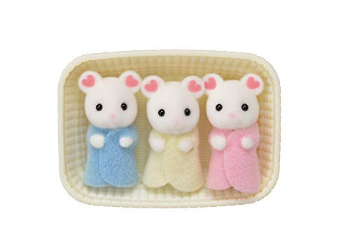 Calico Critters Marshmallow Mouse Triplets Calico Critters Marshmallow Mouse Triplets
