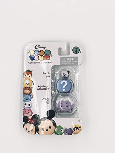 Disney Tsum Tsum Series 4 Patch & Ursula 1" Minifigure 3-Pack