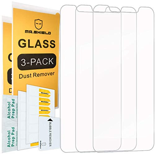 [3-Pack]-Mr.Shield for Nokia (7.1 Plus) / (Nokia 7.1 Plus) [Tempered Glass] Screen Protector with Lifetime Replacement