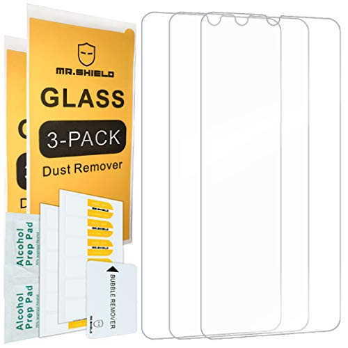 Mr.Shield for Huawei (Honor 20 Lite) [Tempered Glass] [3-Pack] Screen Protector with Lifetime Replacement