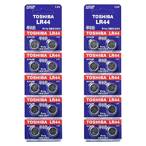 Toshiba LR44 AG13 Alkaline 1.5 Volt Batteries x20